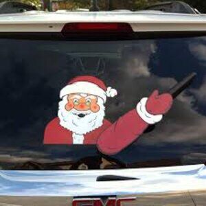 Santa Claus Rear Wiper Accessory